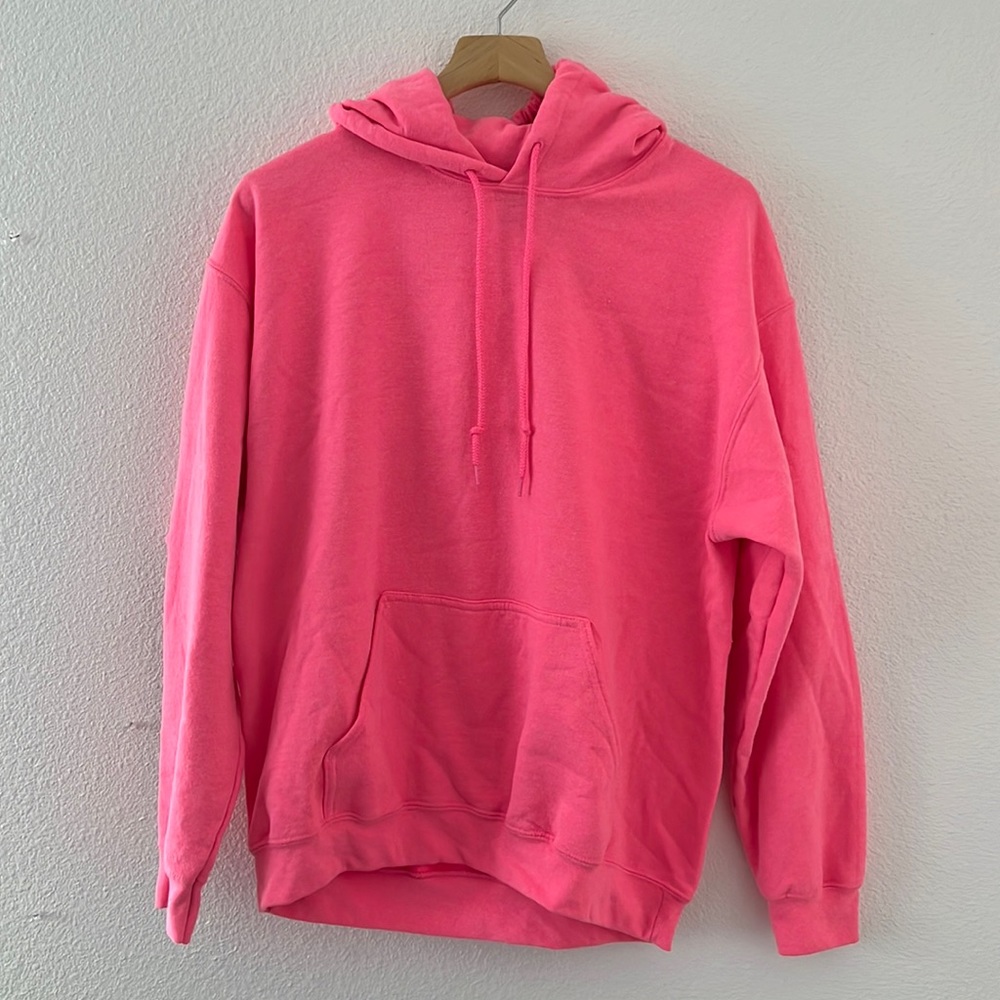 💗hot neon pink sweatshirt hoodie